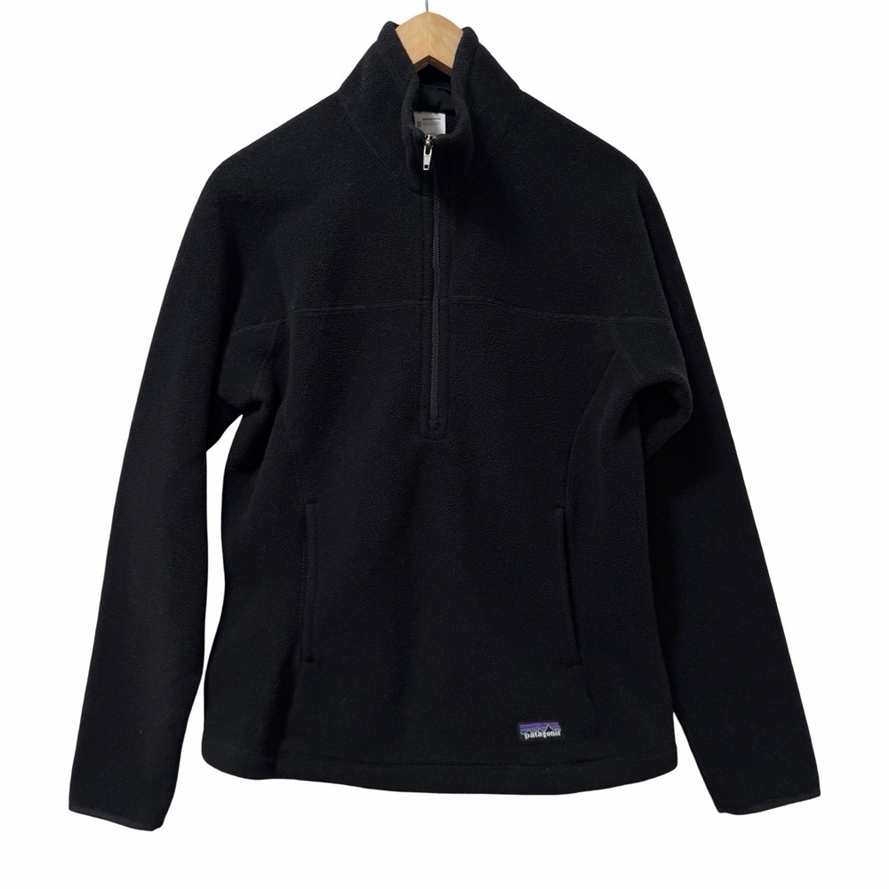 Patagonia Synchilla 1/4 Zip Mock Neck Fleece Pullover Sweatshirt Womens Size M